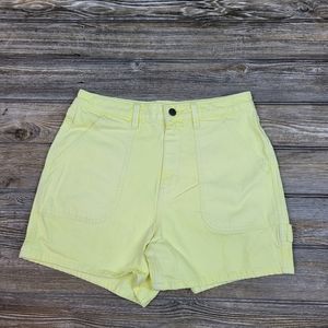 Universal Thread Yellow Denim Shorts Size 6 NWT New